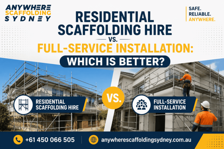 Residential Scaffolding Hire